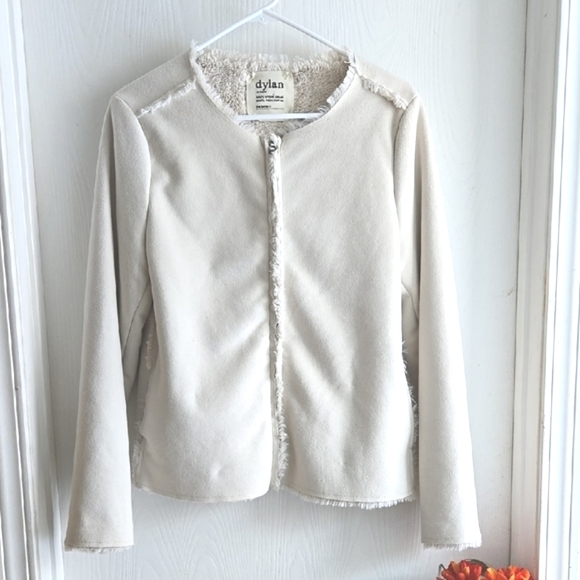 Dylan | Lux Natural Faux Suede Sherpa Lined Jacket - Picture 1 of 13